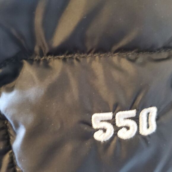 The North Face Girls 550 Down Quilted Puffer Jacket Coat Parka Size XL (18) VGC - Picture 4 of 5